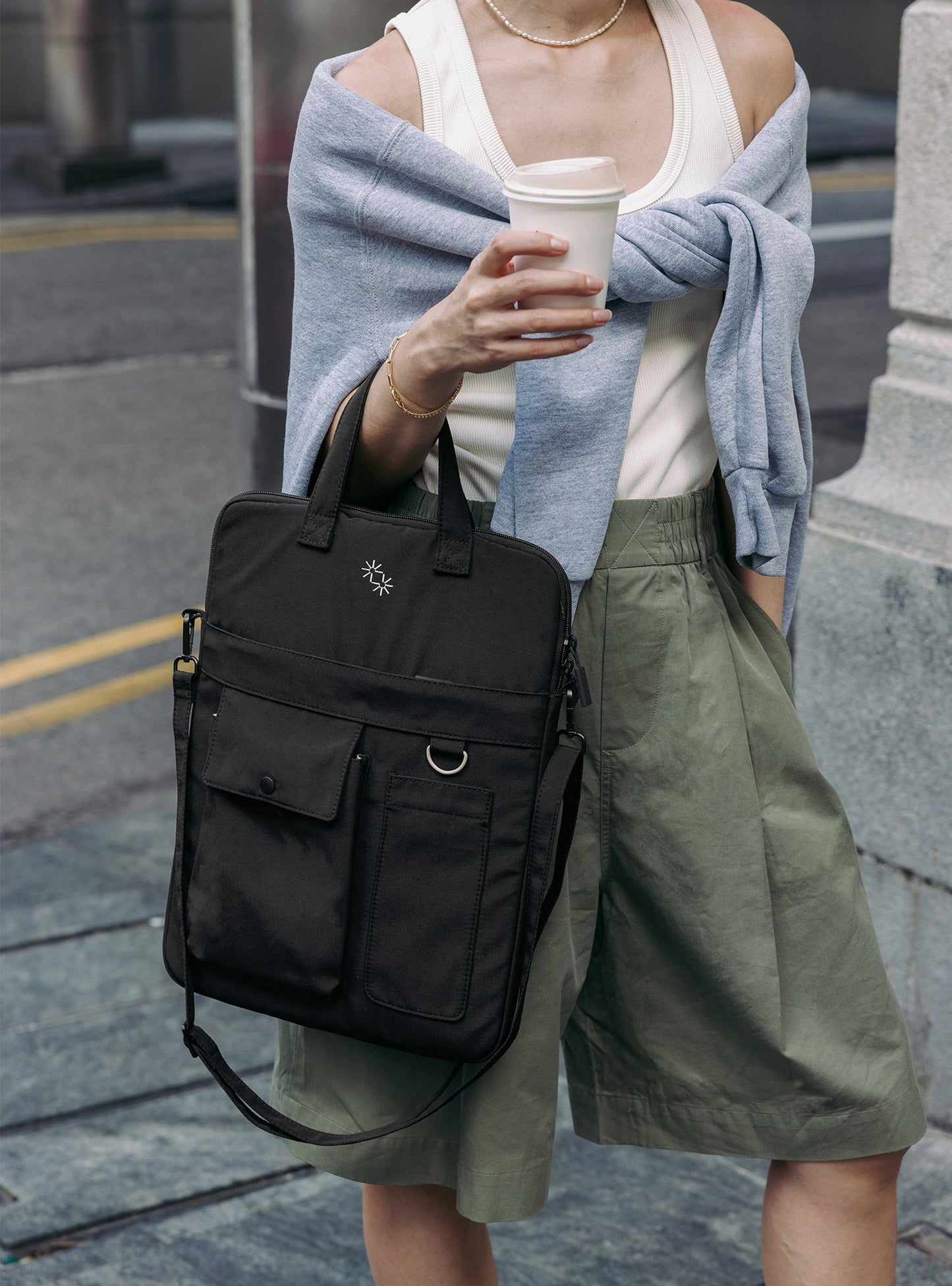 Utility Laptop Bag 15 (Black)