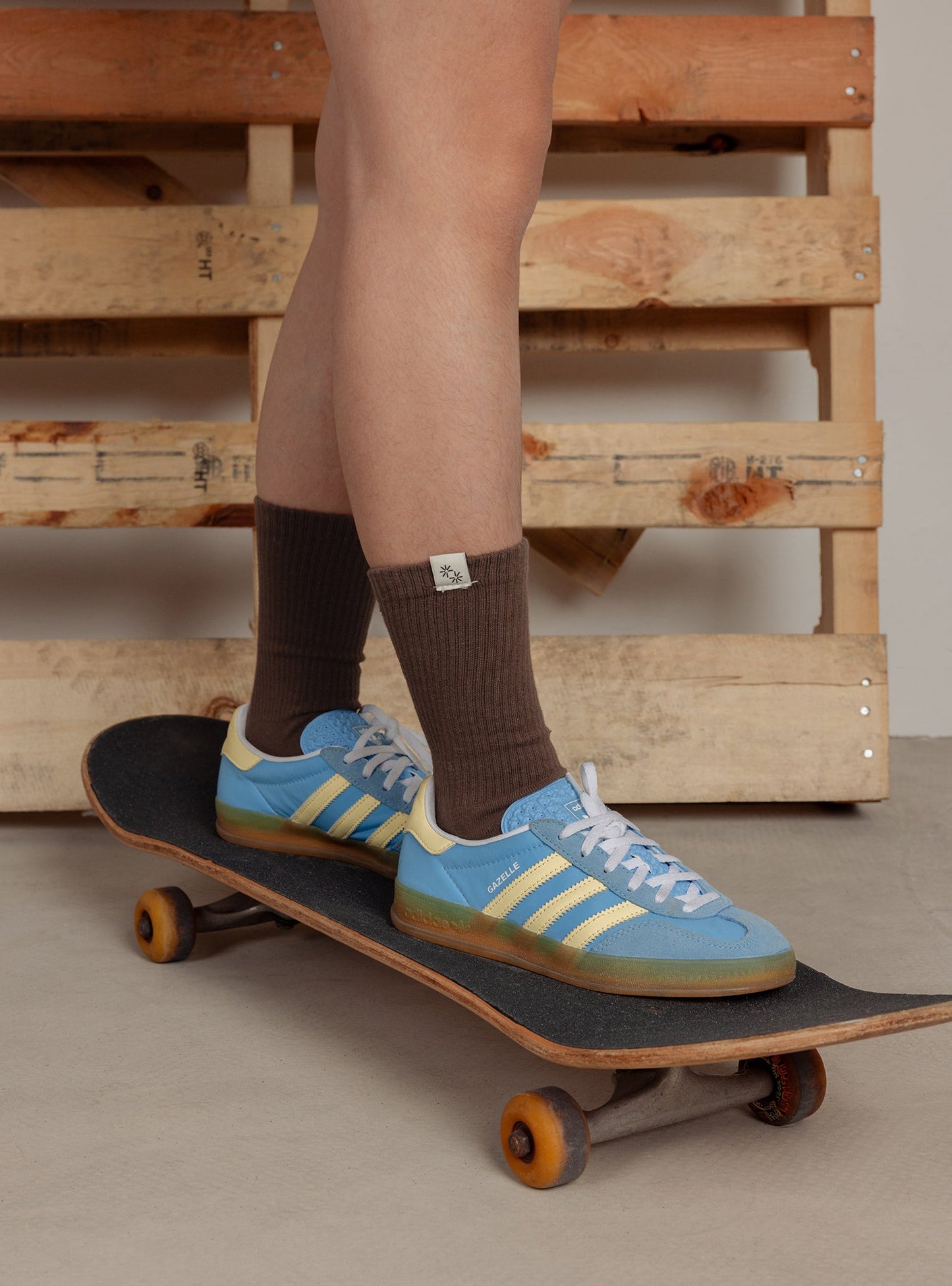 Ribbed Knit Socks (Fjord)