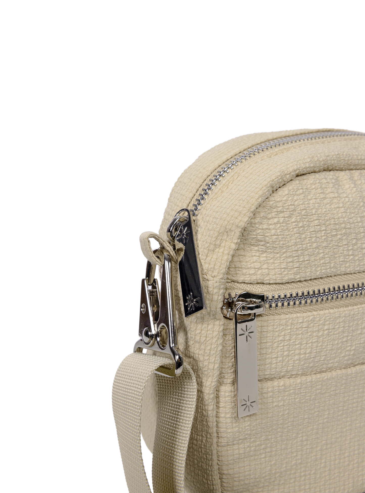 Cruise Crossbody (Seersucker Cashew)