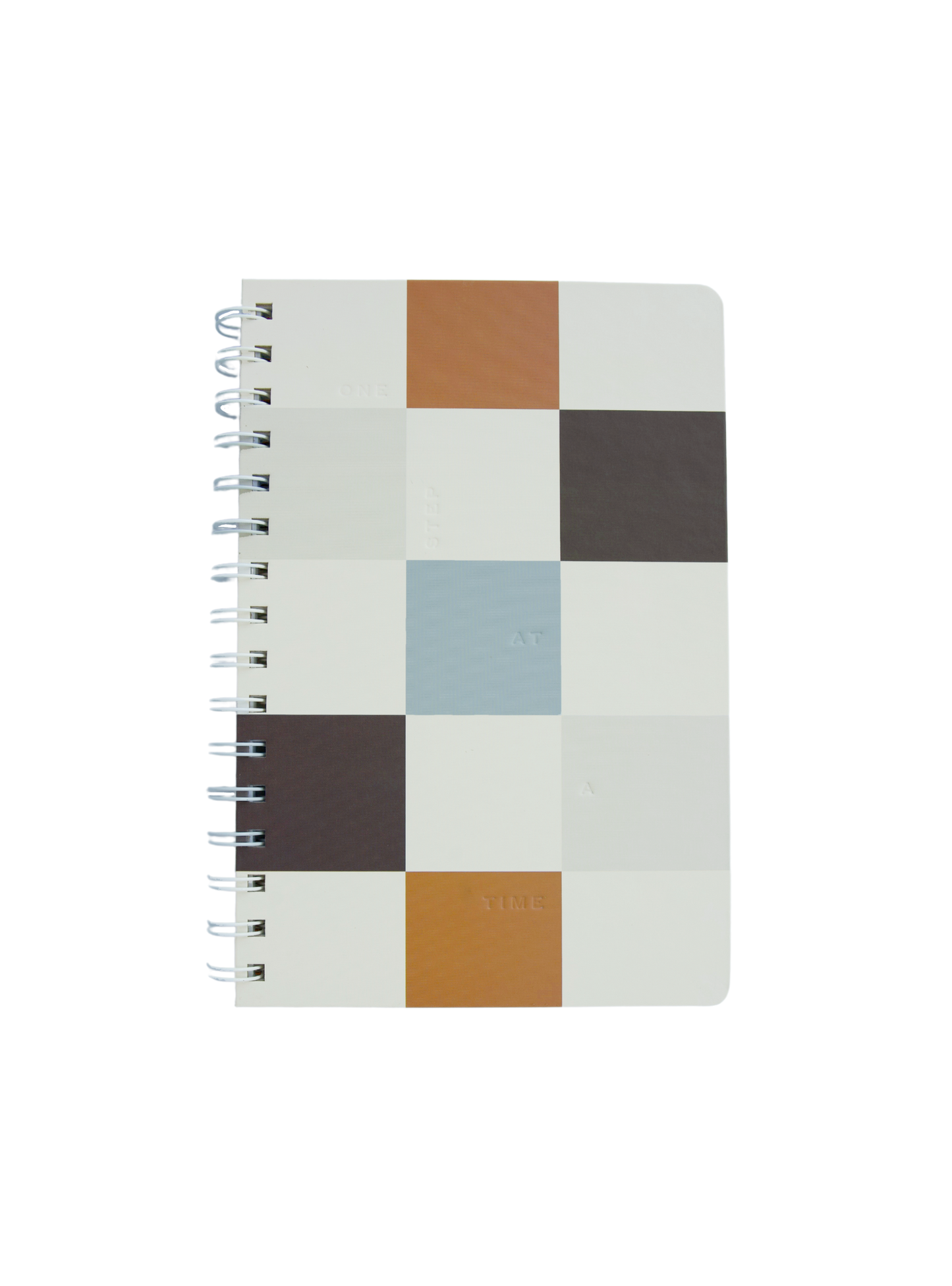 One Step At A Time Ring Bound A5 Lined and Blank Notebook