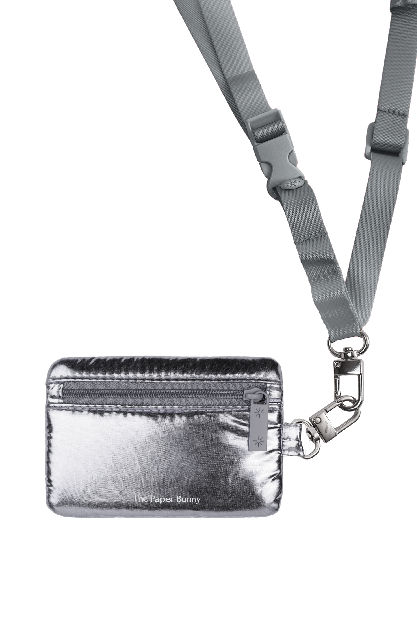 Puffer Card Pouch (Pewter)