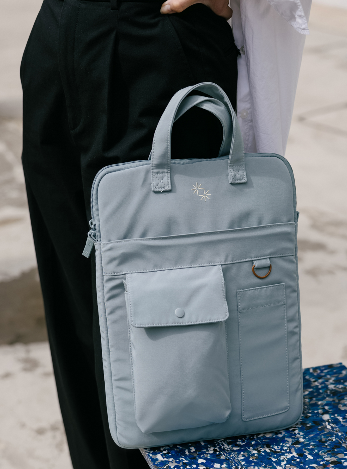 Utility Laptop Bag 15 (Ash Blue)