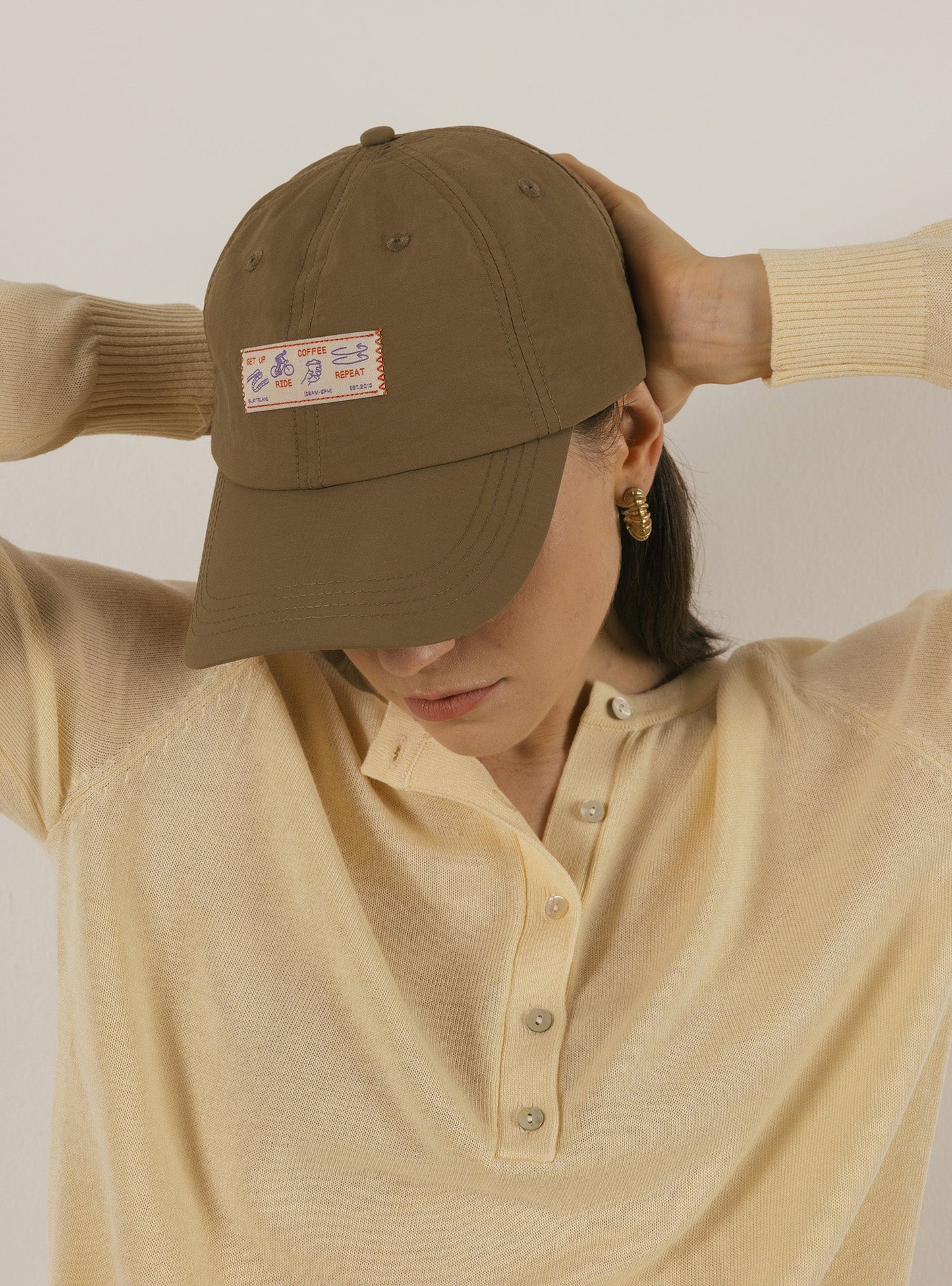 Camper Cap (Get Up Coffee Repeat Drip)