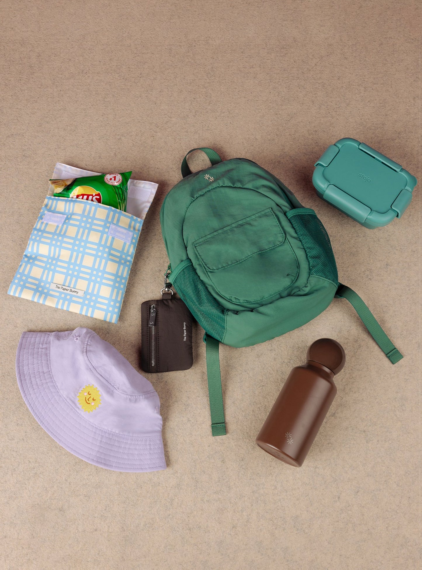 Kids Bucket Hat (Happy Sun)