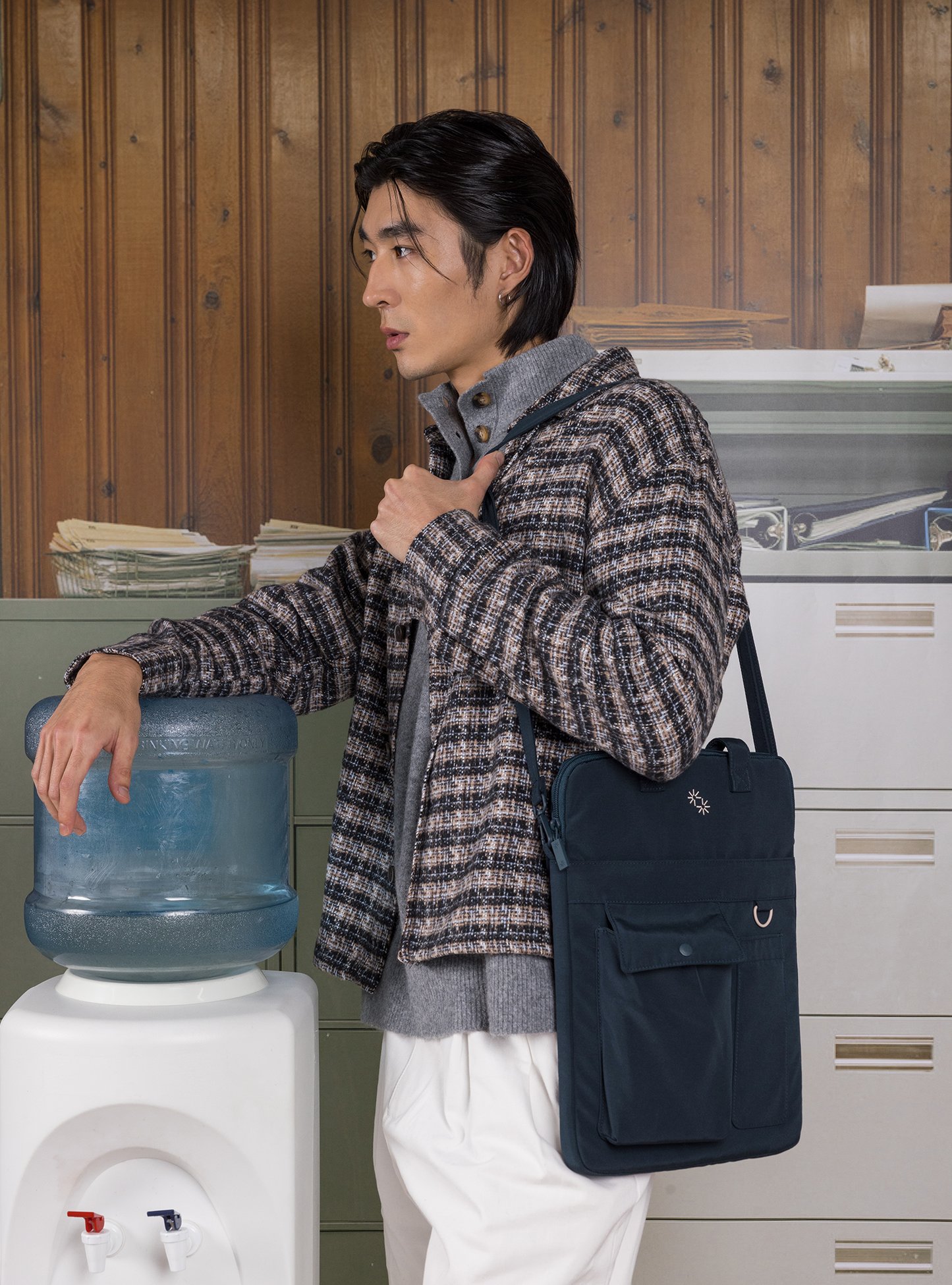 Utility Laptop Bag 15 (Navy)