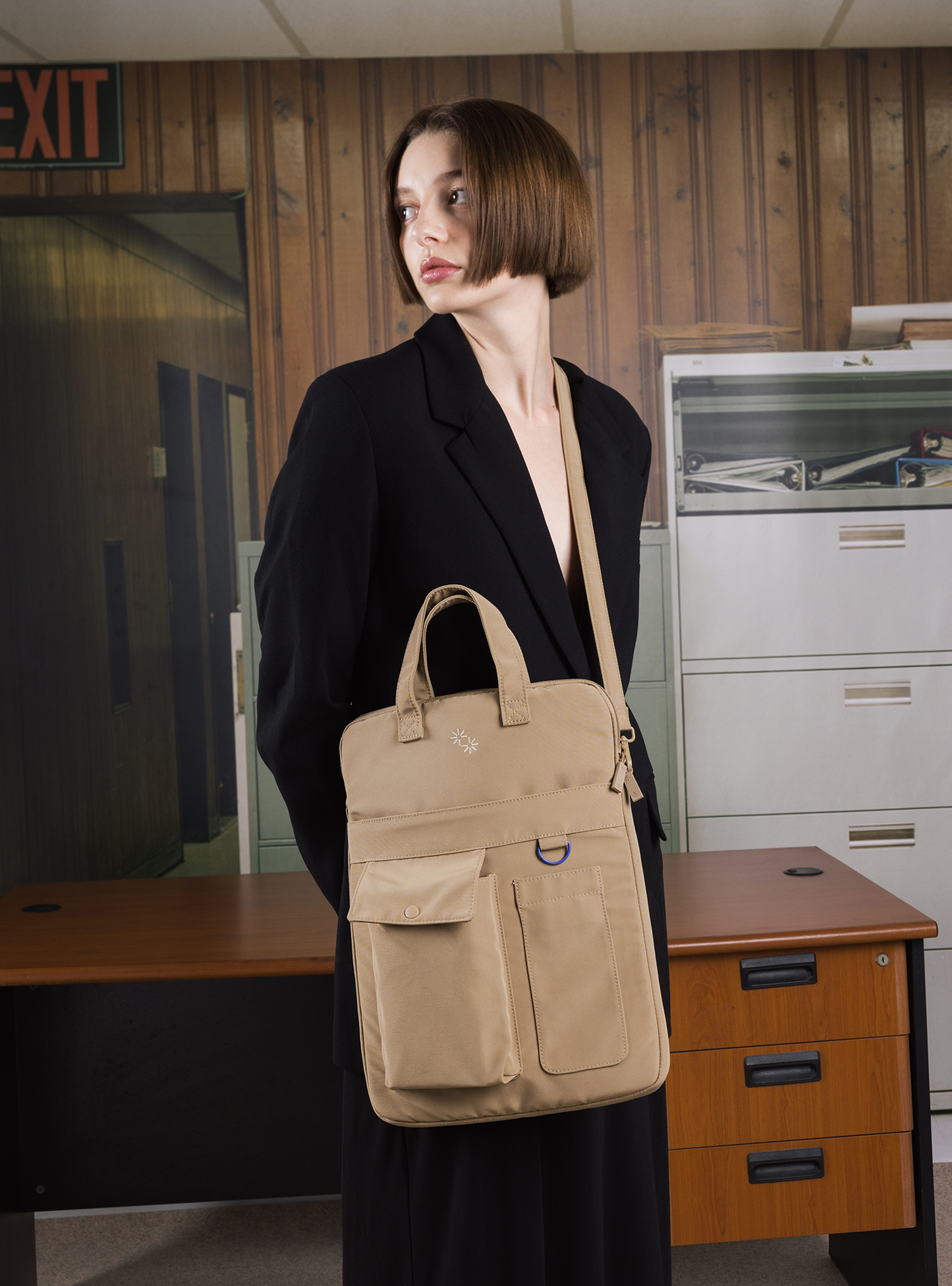 Utility Laptop Bag 15 (Taupe)