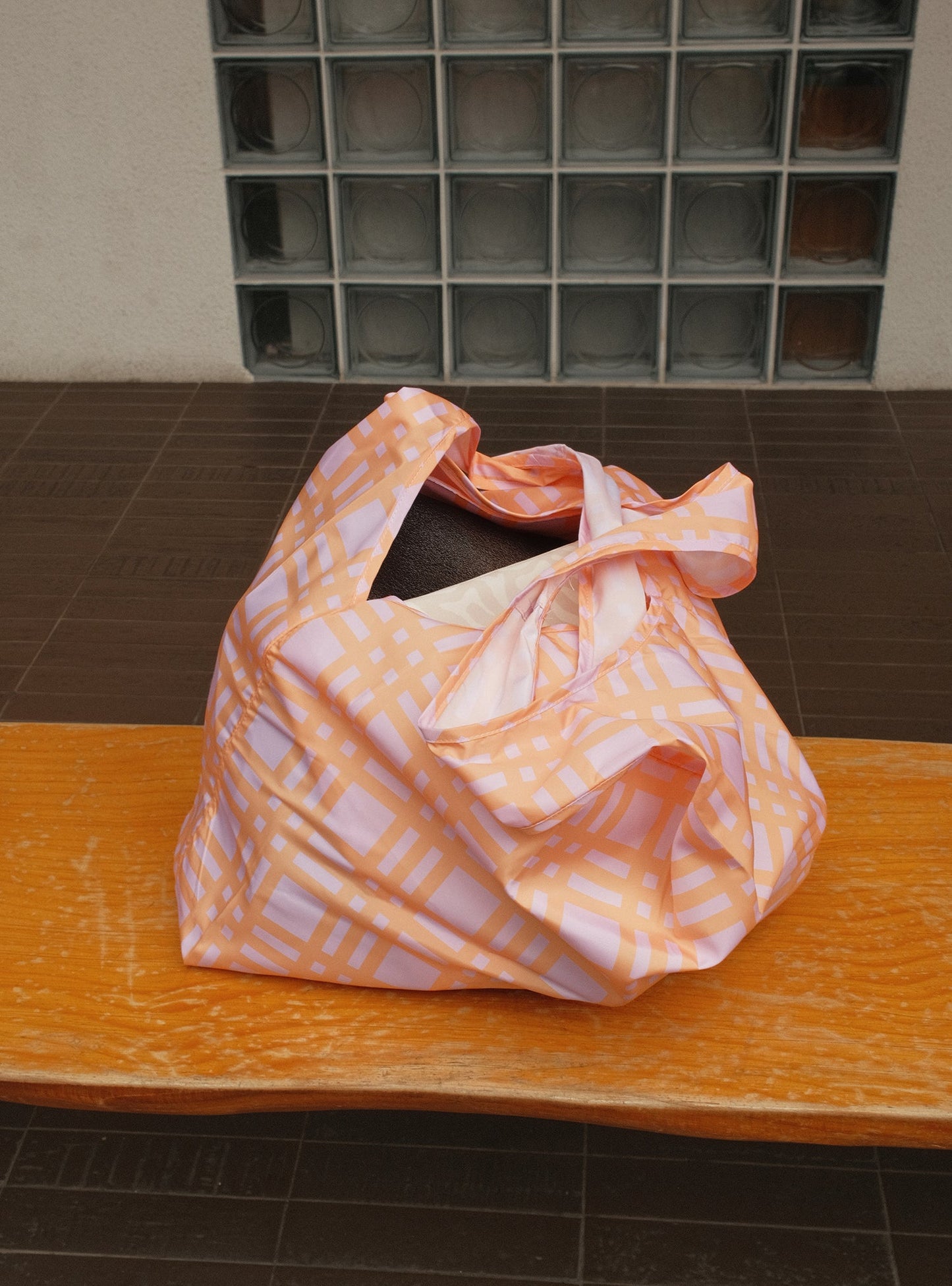 Reusable Bag (Checkered Sunset)