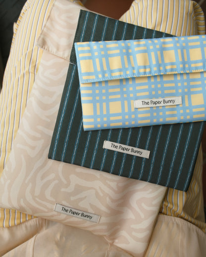 Mini Pocket Pouch (Checkered Beach)