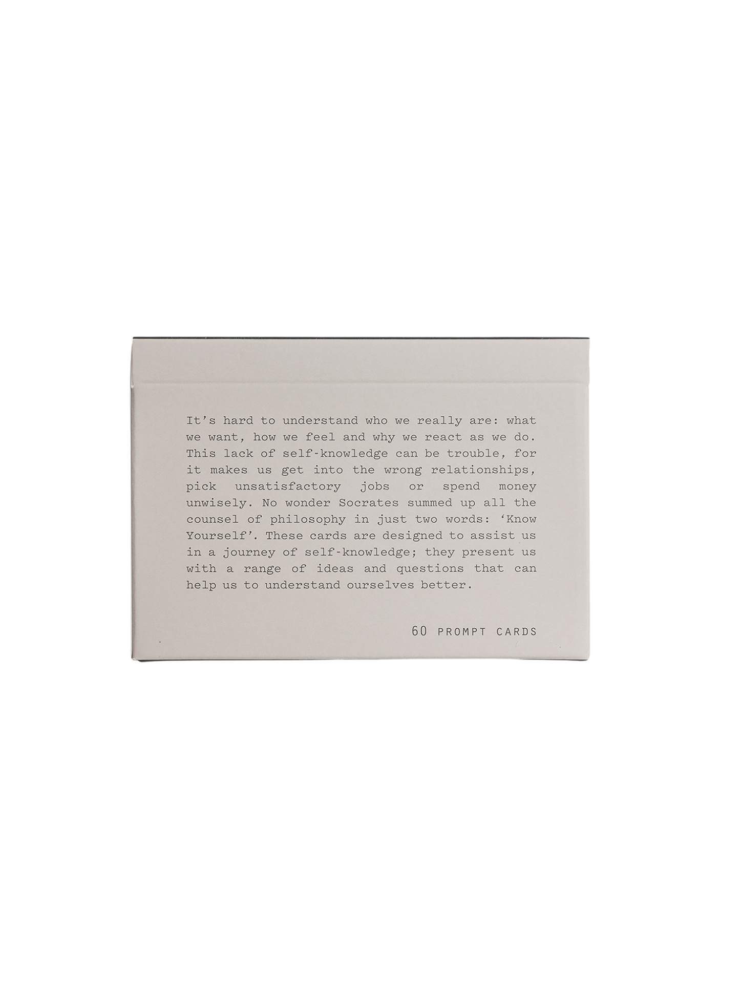 Know Yourself Prompt Cards