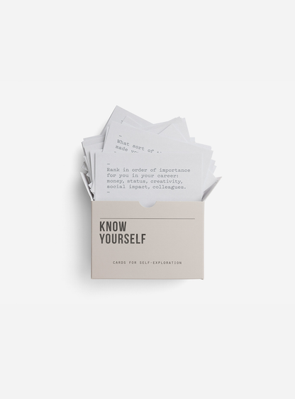 Know Yourself Prompt Cards