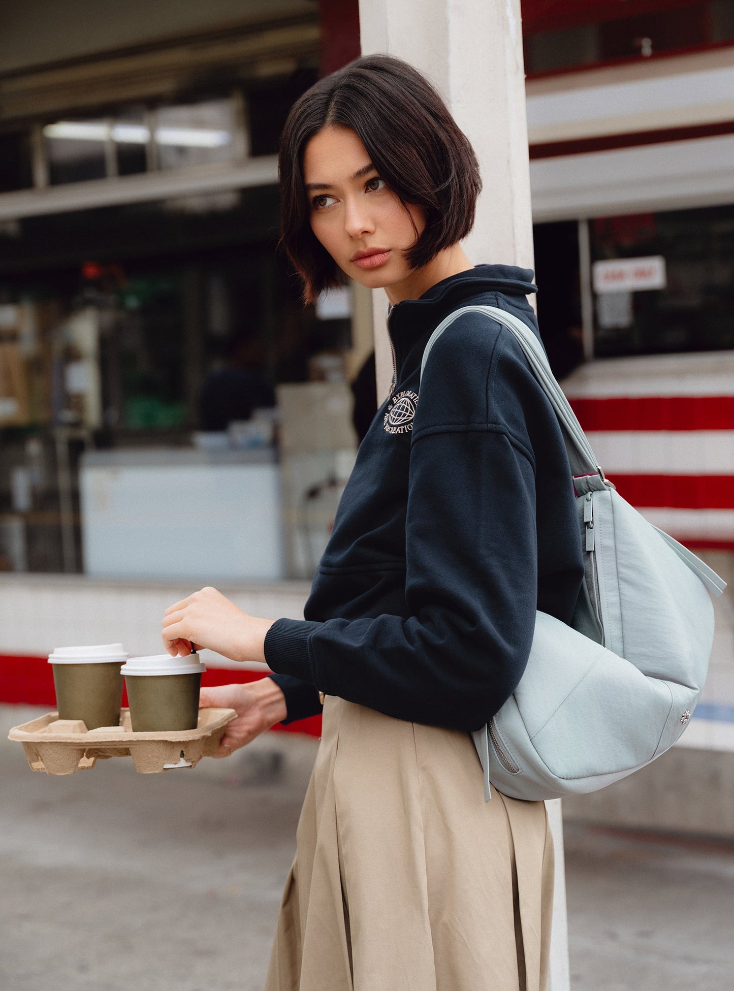 Half Zip Sweater (Midnight)