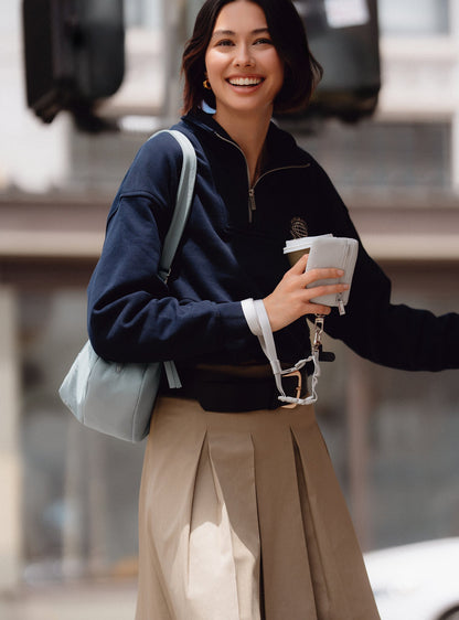 Half Zip Sweater (Midnight)