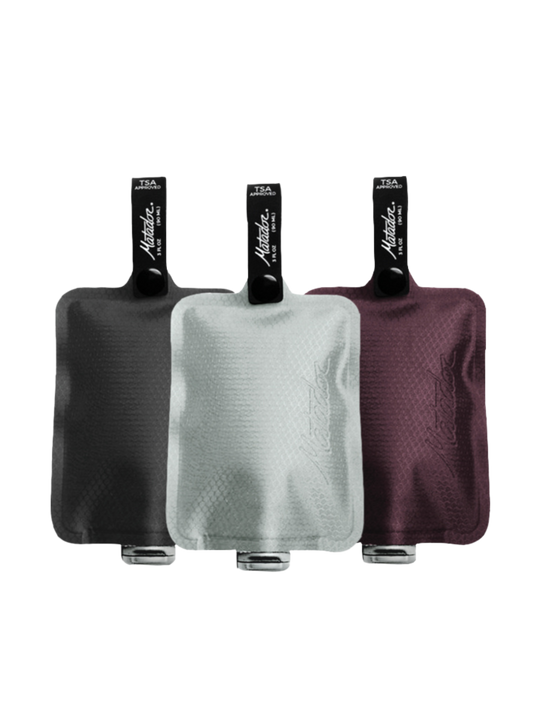 Matador FlatPak Toiletry Bottle 3-Pack (Warm Multi-Color)