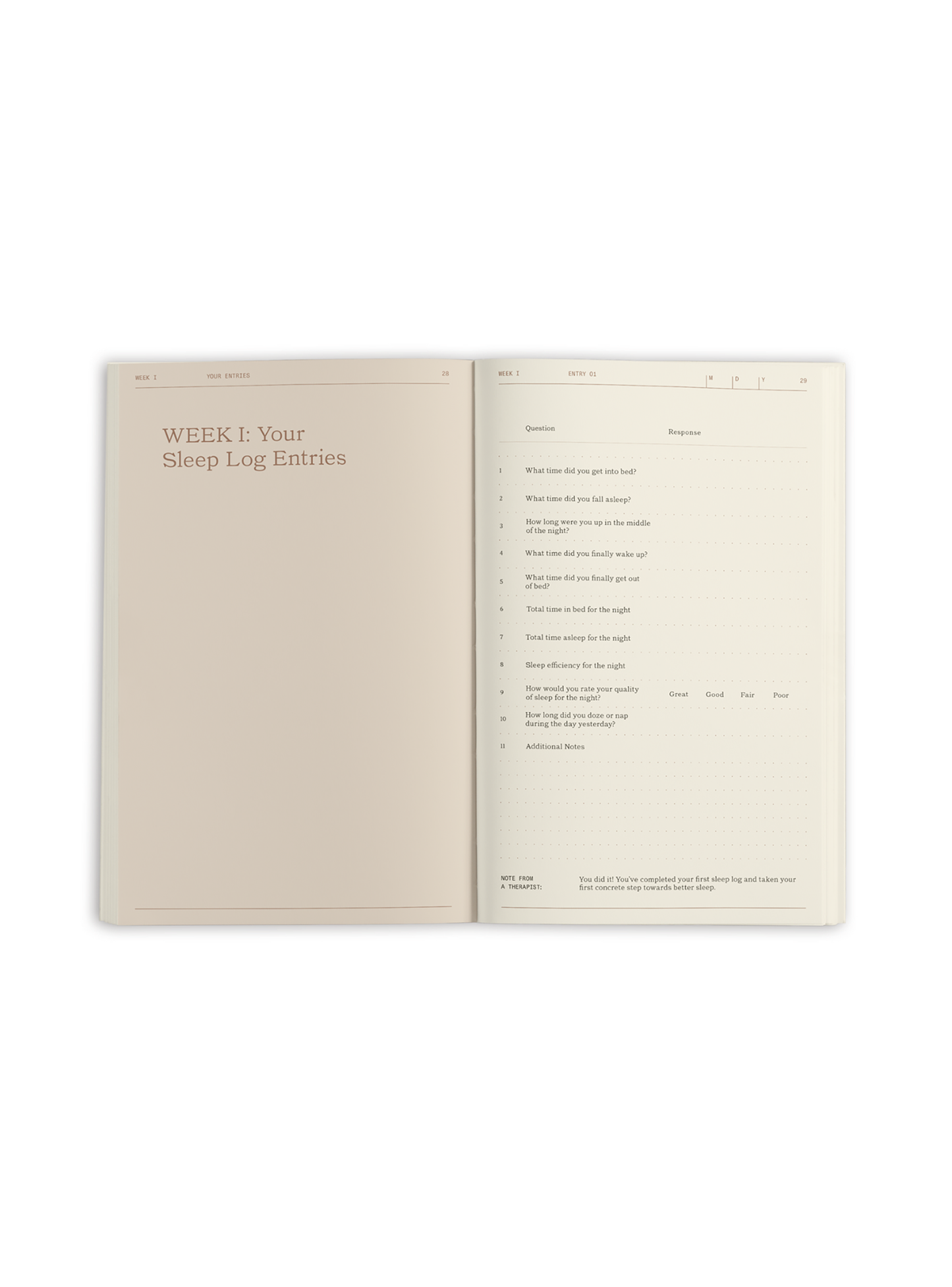 Therapy Notebooks The Sleep & CBT-I Workbook