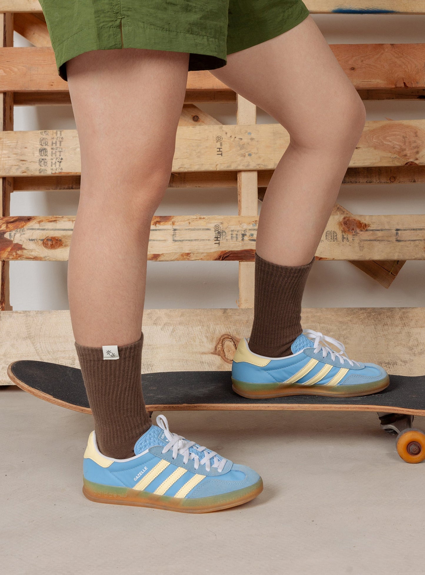 Ribbed Knit Socks (Fjord)