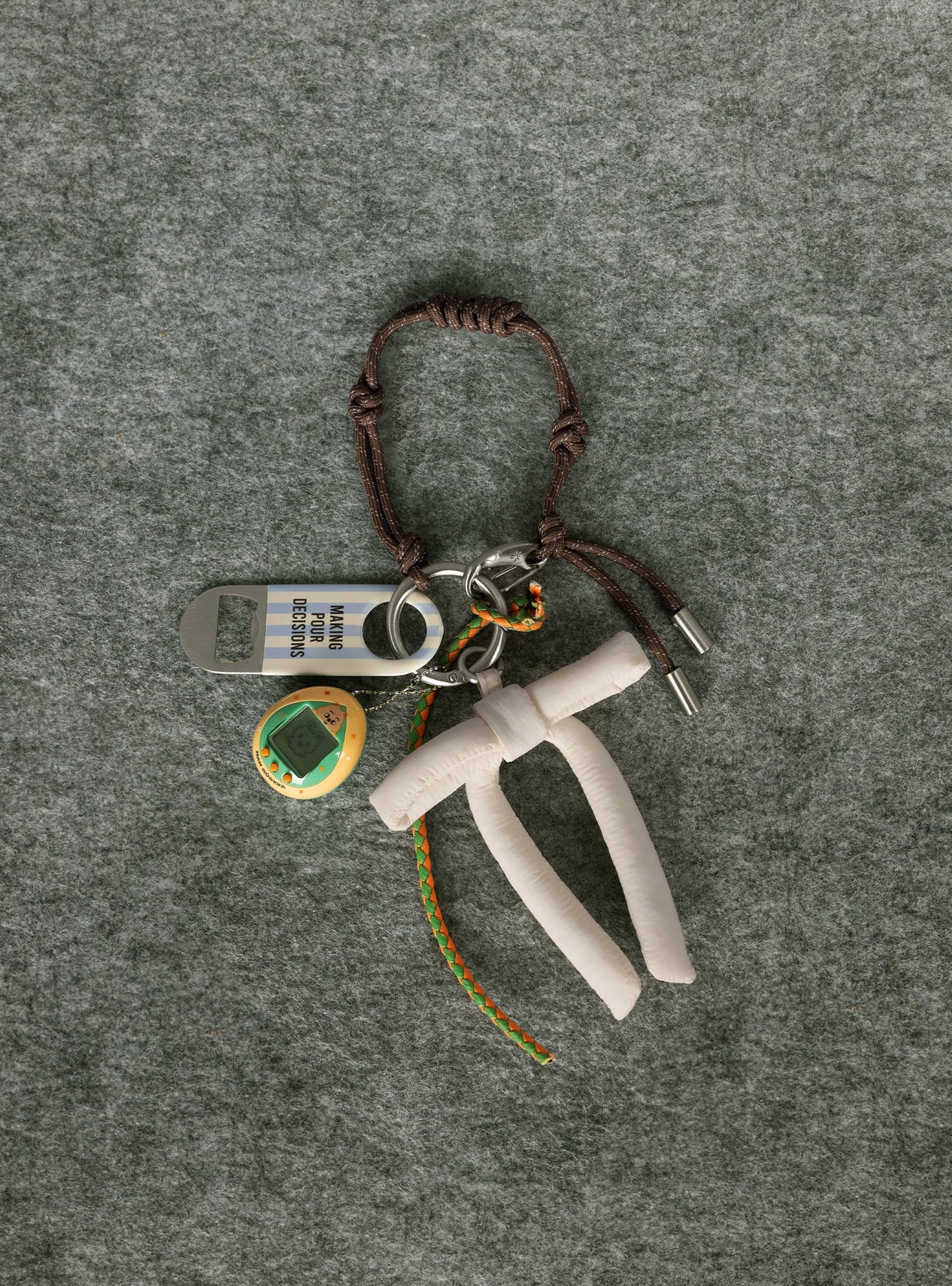 Ribbon Charm (Pearl)