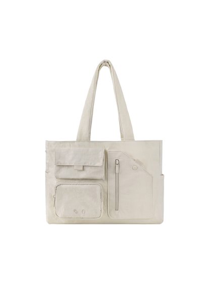 Reversible Multi-Pocket Tote (Citrus)