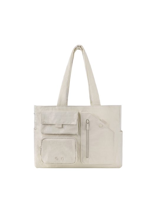 Reversible Multi-Pocket Tote (Citrus)