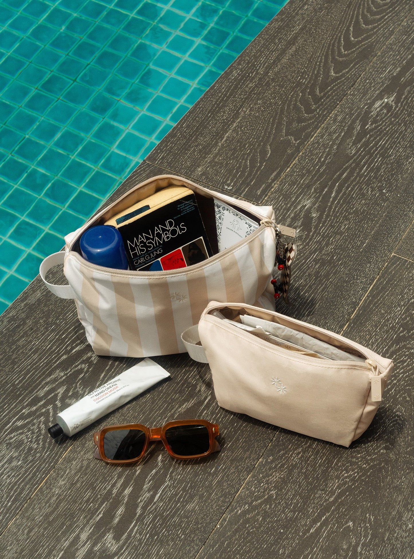 Travel Pouches (Stripes Shore)