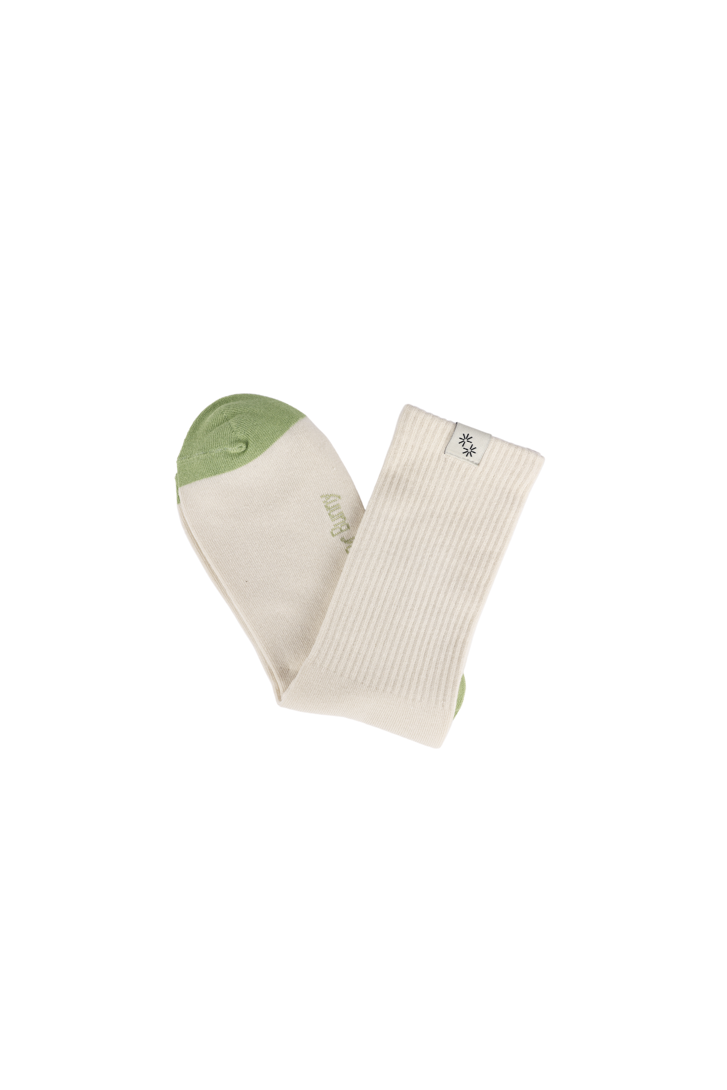 Ribbed Knit Socks (Vanilla)