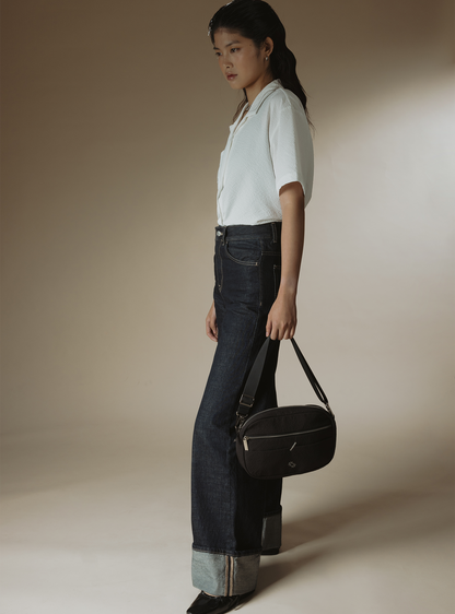 Cruise Crossbody (Seersucker Noir)