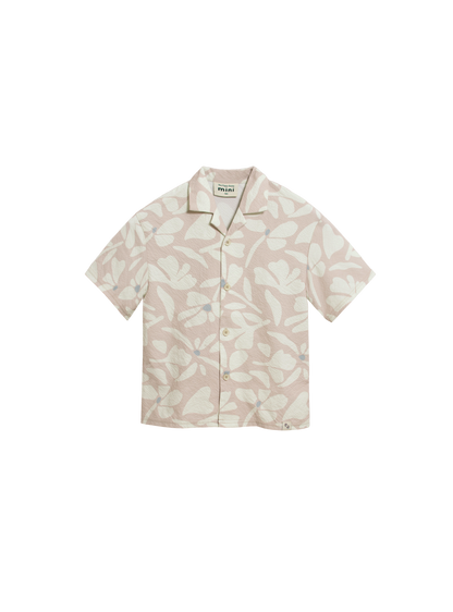 Mini Resort Shirt (Seersucker Field Cream)