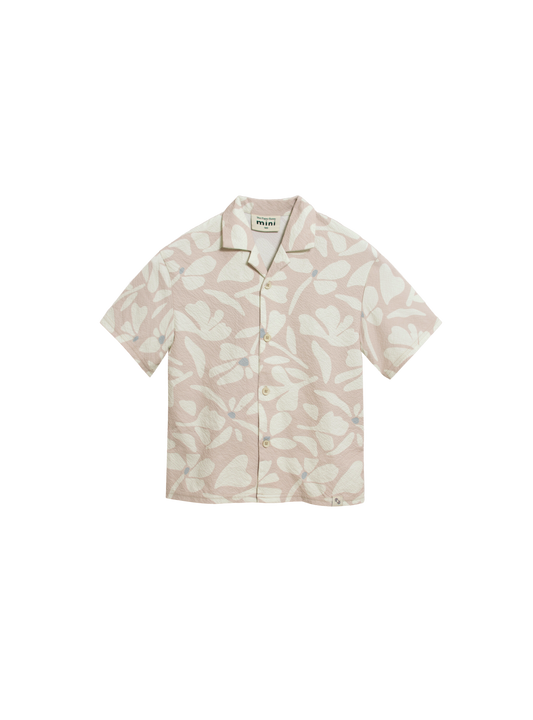 Mini Resort Shirt (Seersucker Field Cream)