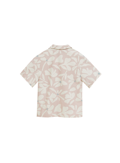 Mini Resort Shirt (Seersucker Field Cream)