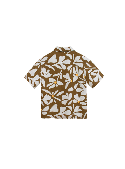 Mini Resort Shirt (Seersucker Field Mocha)
