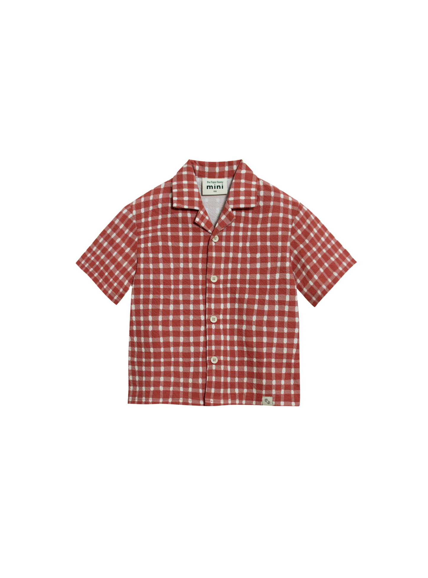 Mini Resort Shirt (Seersucker Gingham)