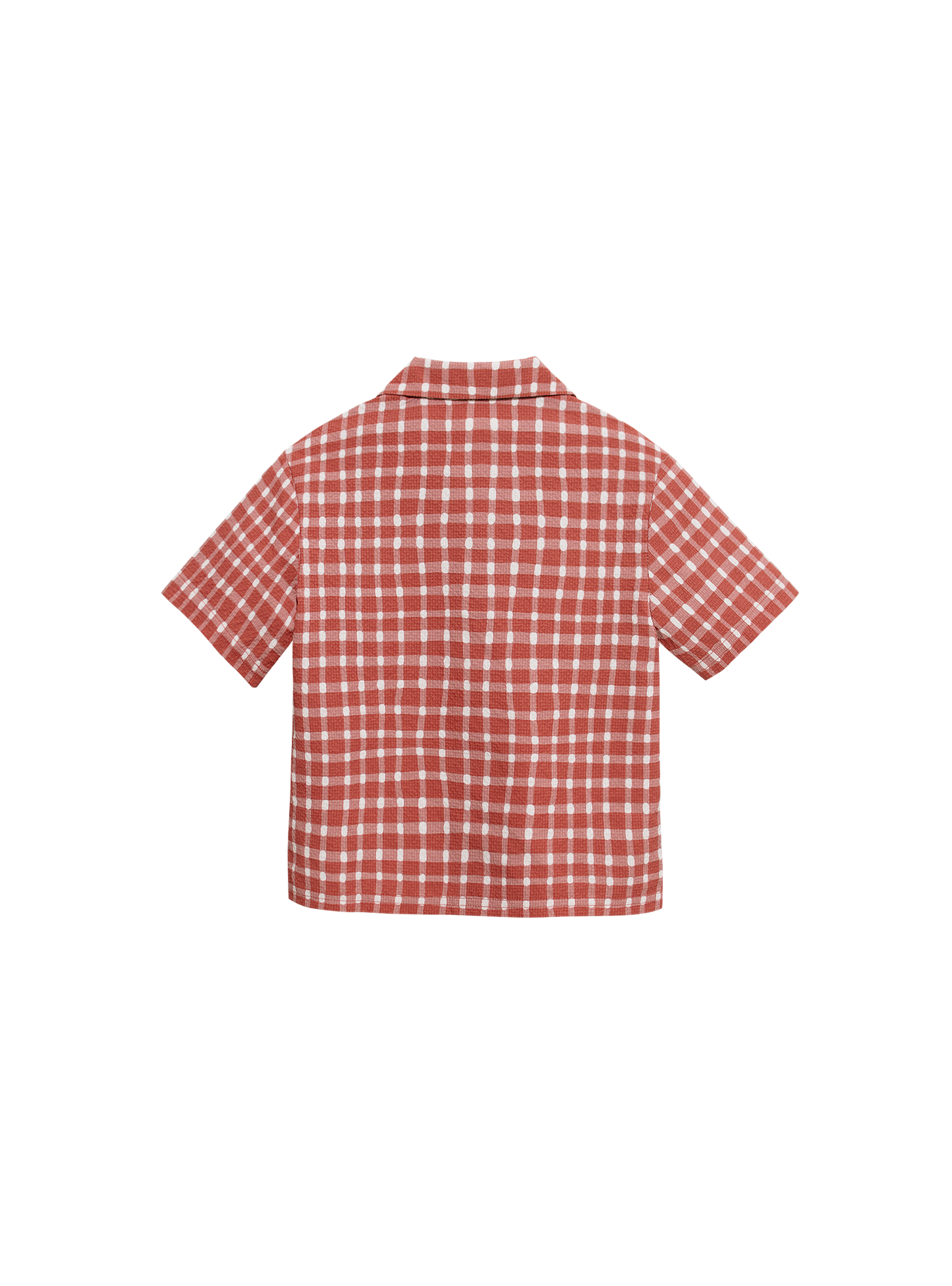 Mini Resort Shirt (Seersucker Gingham)