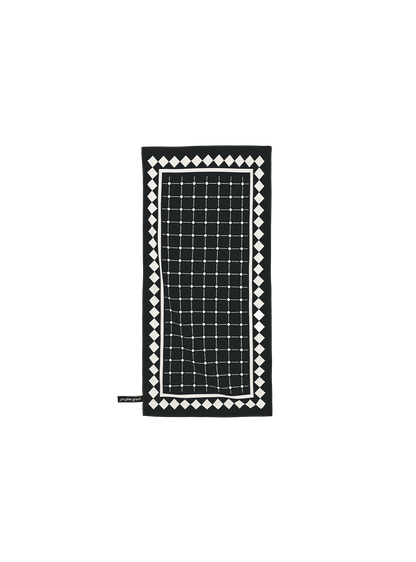 Mini Travel Towel (Tile Black)