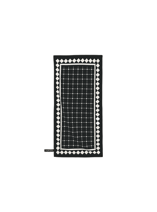 Mini Travel Towel (Tile Black)