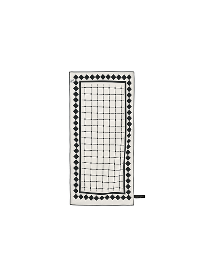 Mini Travel Towel (Tile Black)