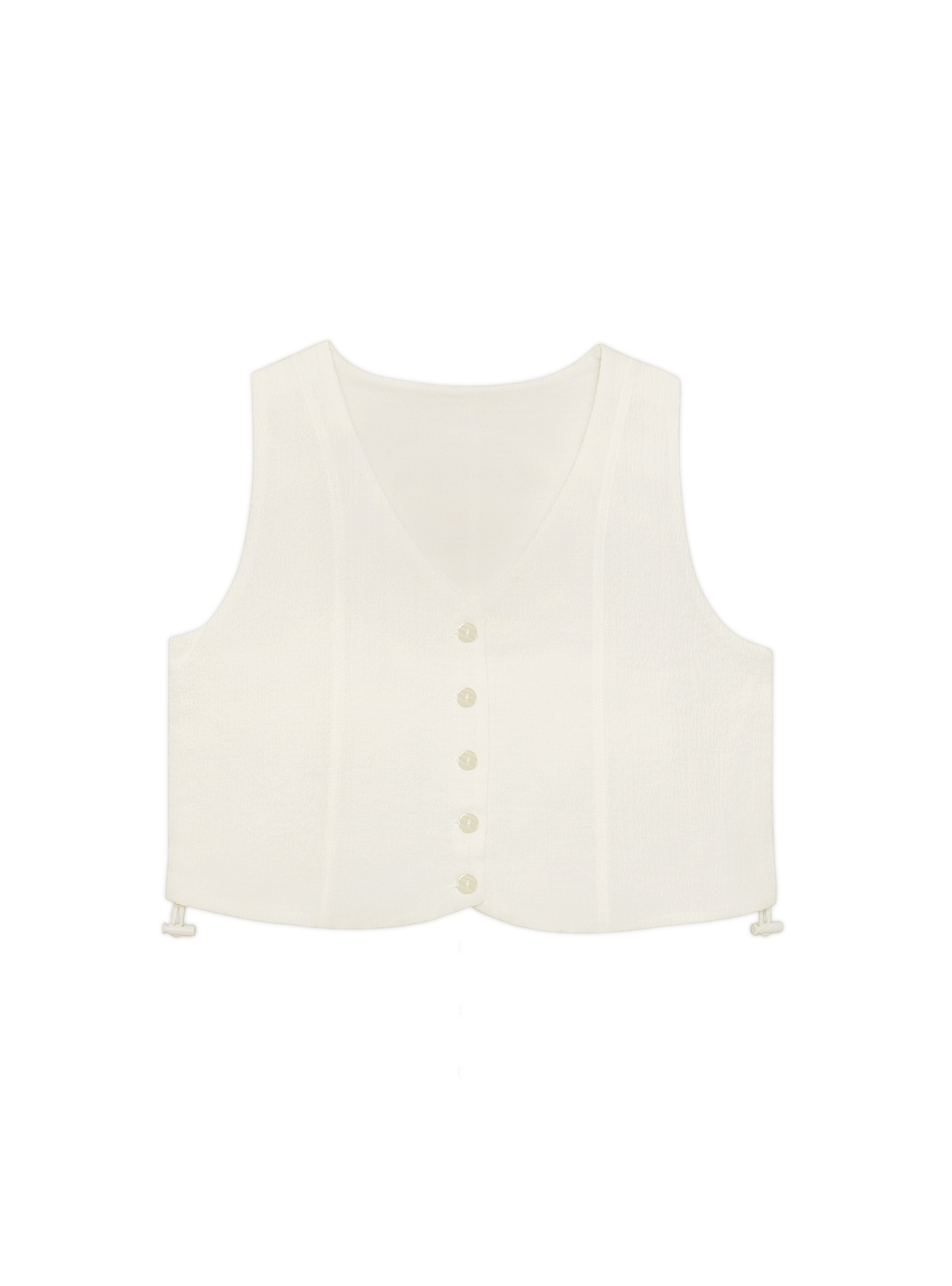 Multi-Way Vest Top (Seersucker Bone)