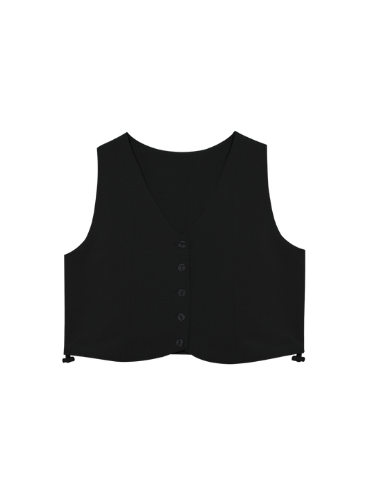 Multi-Way Vest Top (Seersucker Nori)