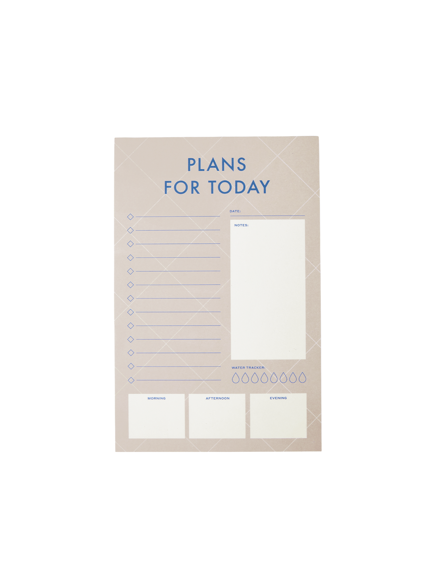 Plans For Today Notepad