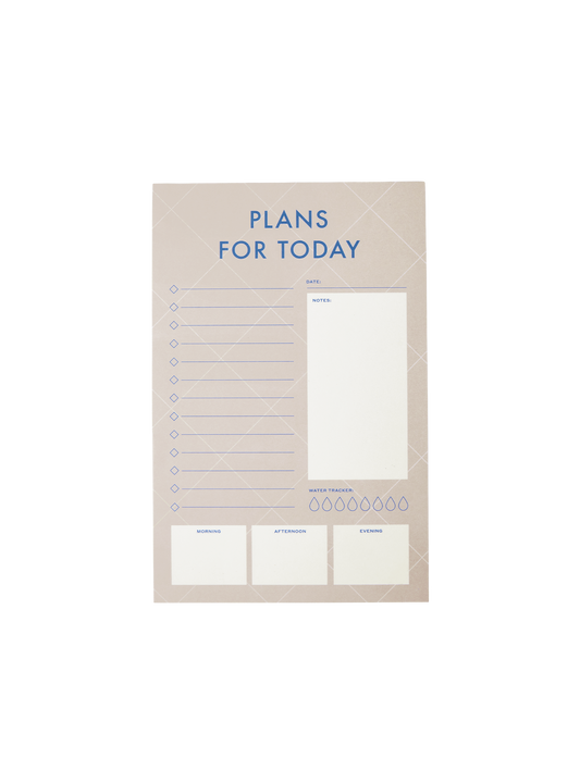 Plans For Today Notepad