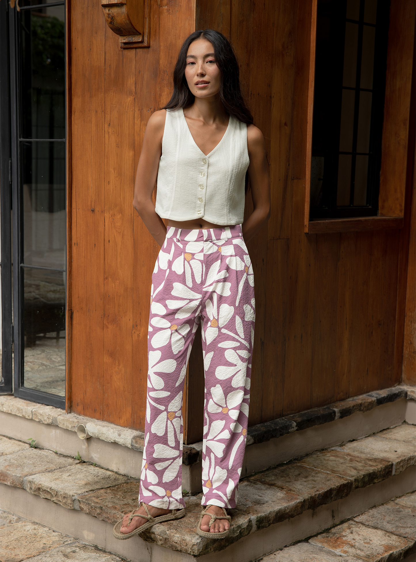 Resort Pants (Seersucker Field Taffy)