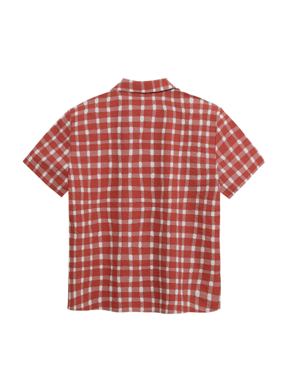 Resort Shirt (Seersucker Gingham)