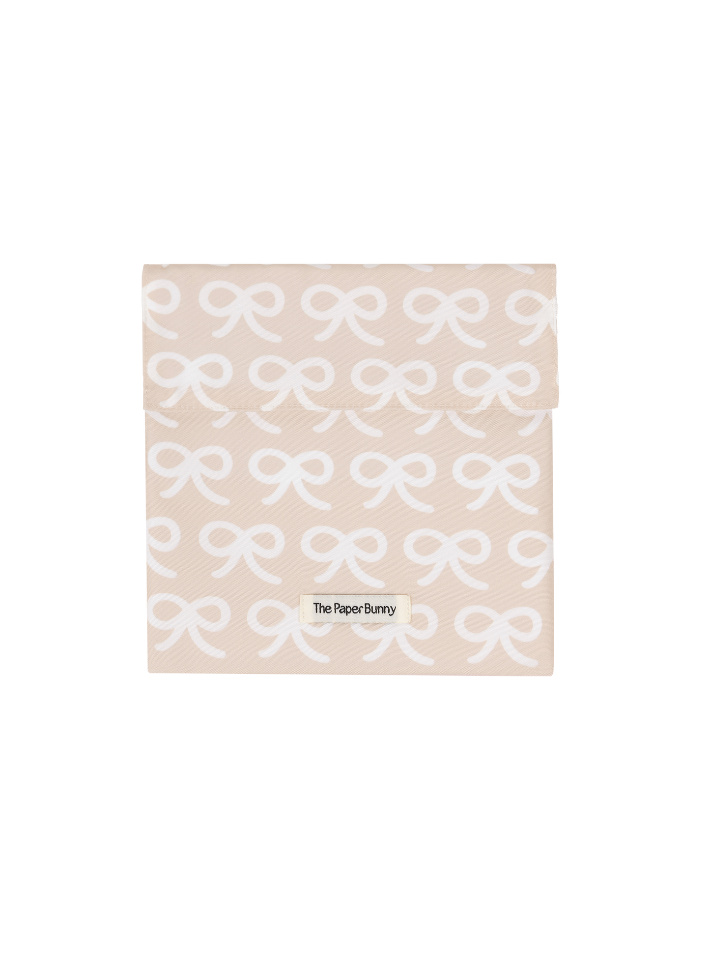 Regular Pocket Pouch (Ribbons Nude)