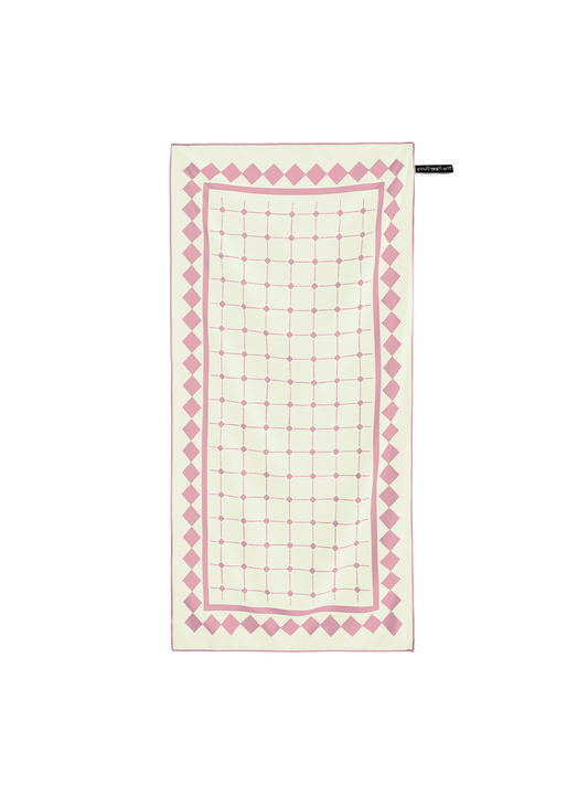 Travel Towel (Tile Pink)