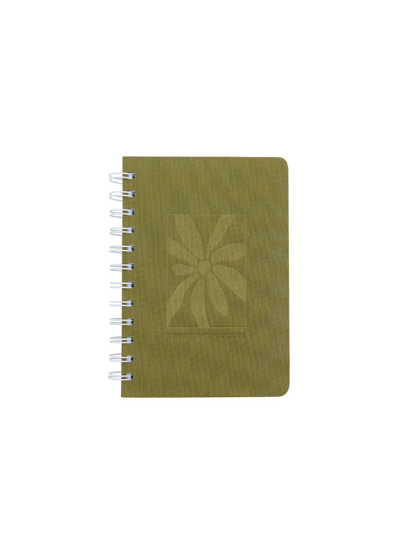 Trust The Process Ring Bound Compact Lined and Blank Notebook