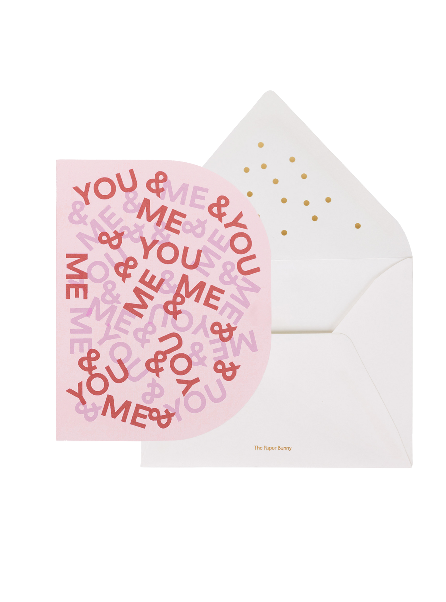 You And Me Greeting Card (Cream Envelope)