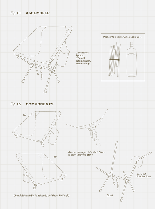 Basecamp Chair (Cocoa Quilt)