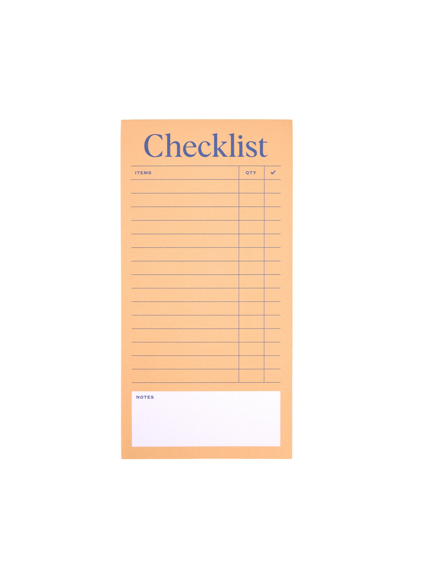 Checklist Notepad
