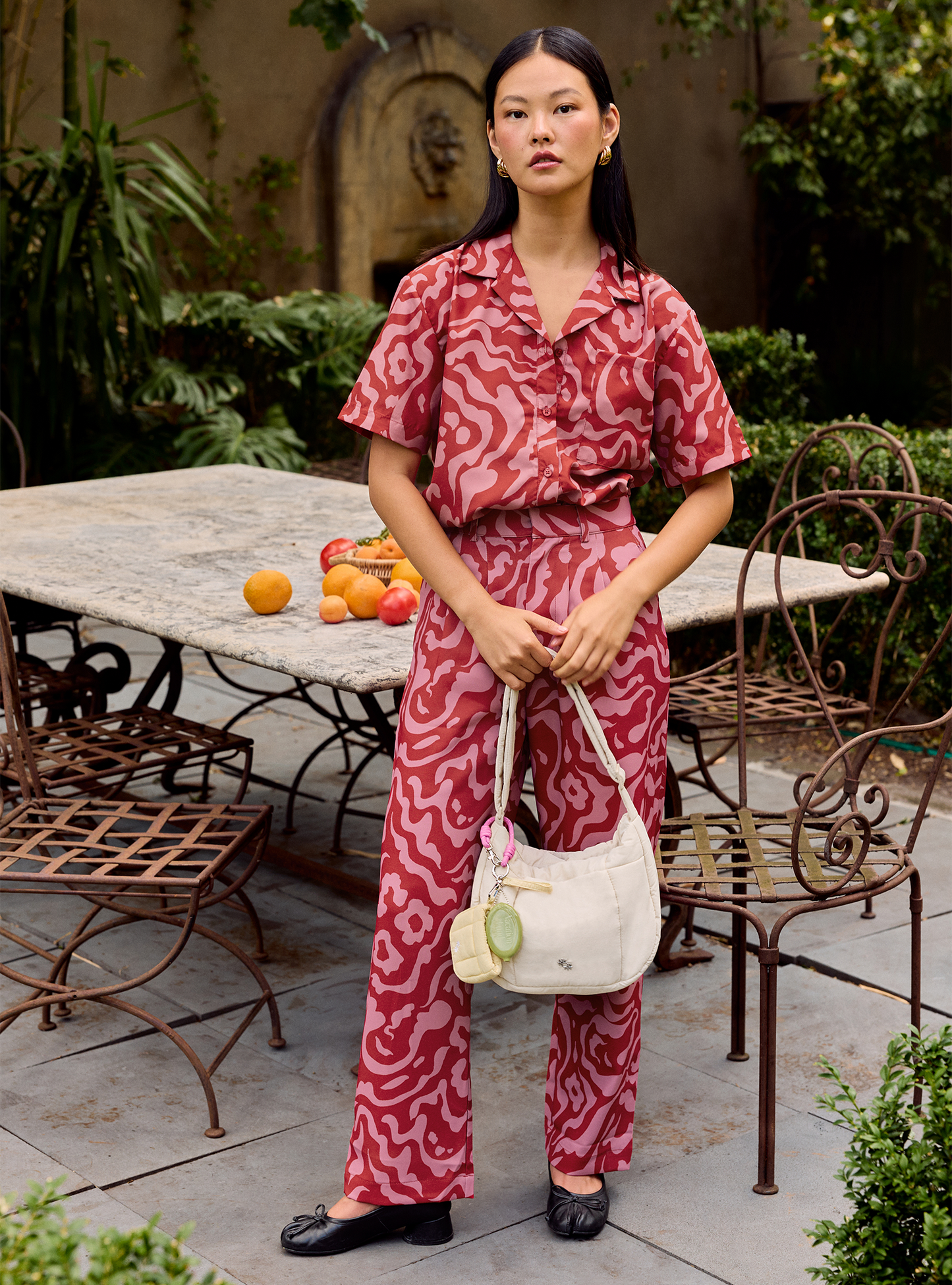 Resort Shirt (Smoke Crimson)