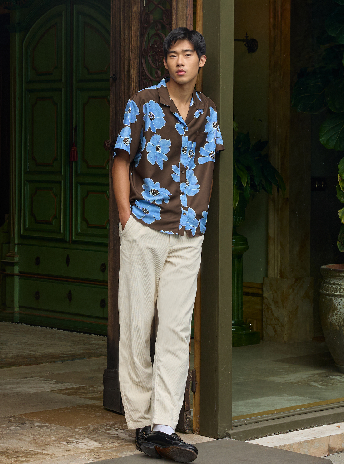 Resort Shirt (Poppy Chocolate)