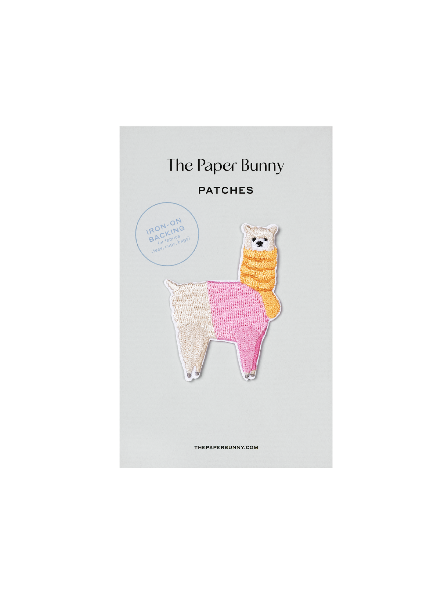 Cosy Alpaca Patch (Pink)