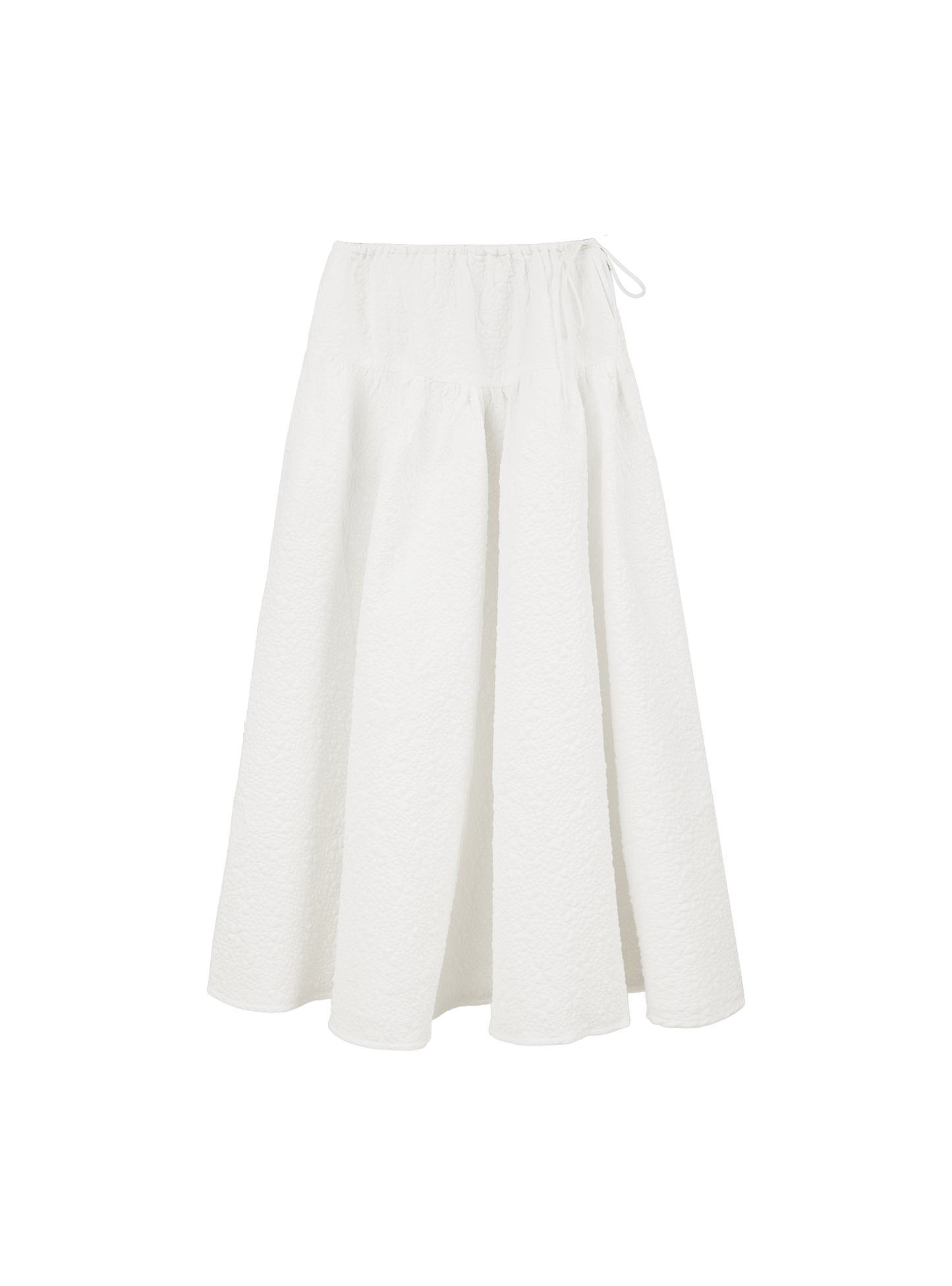 Field Gathered Skirt (Alabaster)